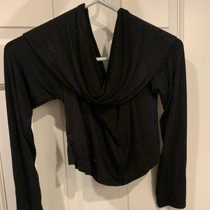 Black off shoulder Fashion Nova top